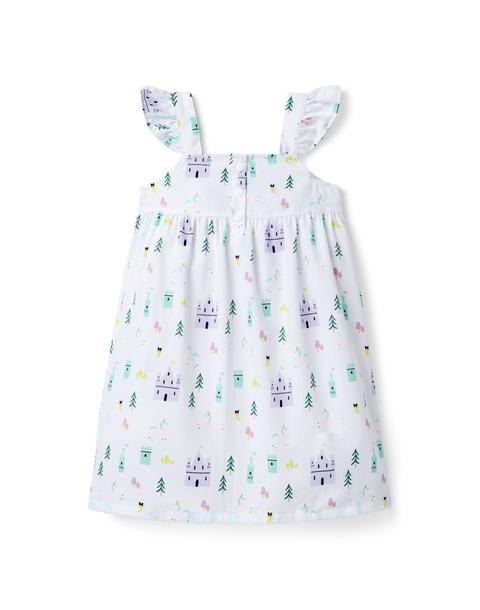Classic Nightgown In Unicorn Castle
