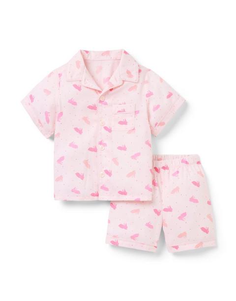 Classic Short Pajama In Easter Bunny