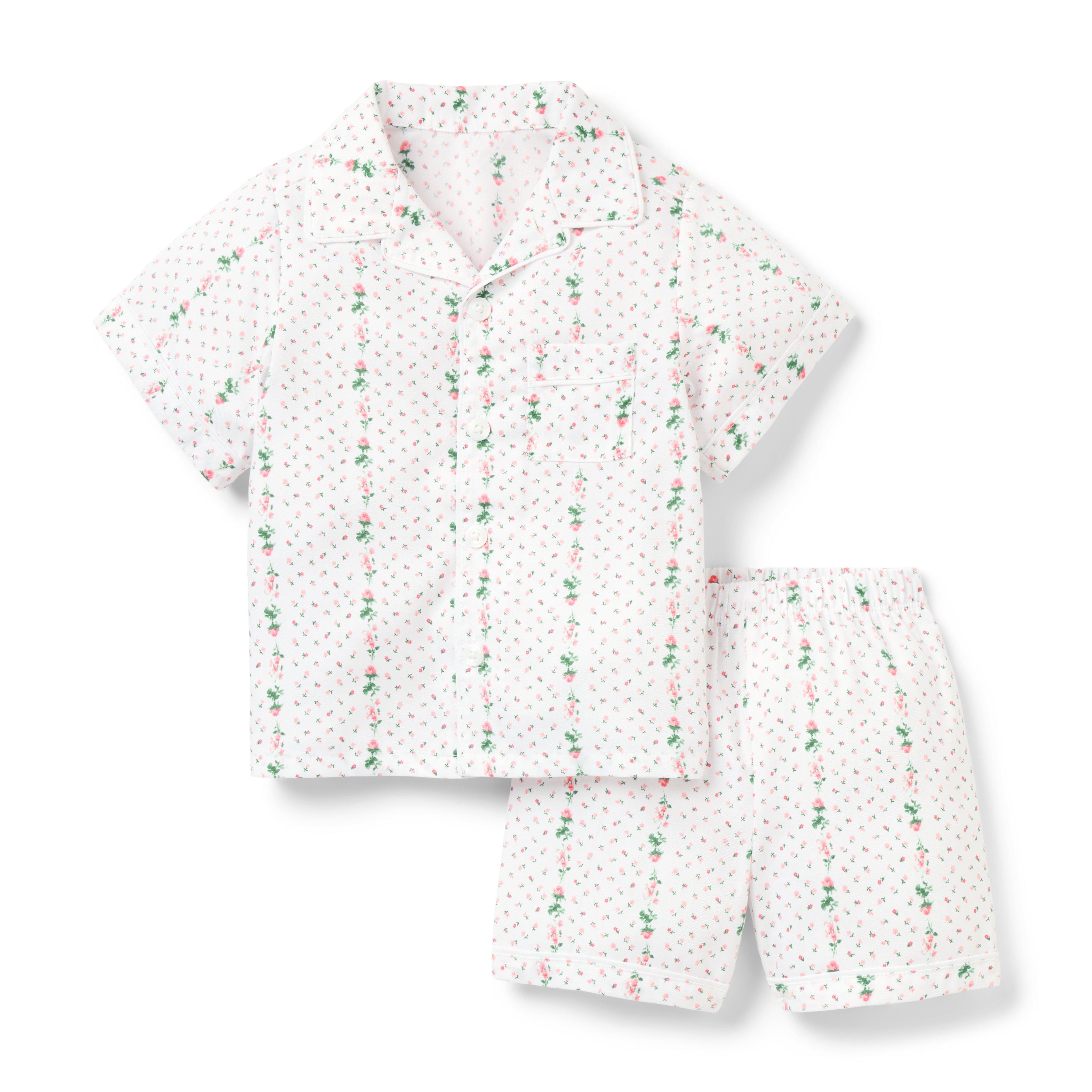 Good Night Classic Short Pajama In Flower