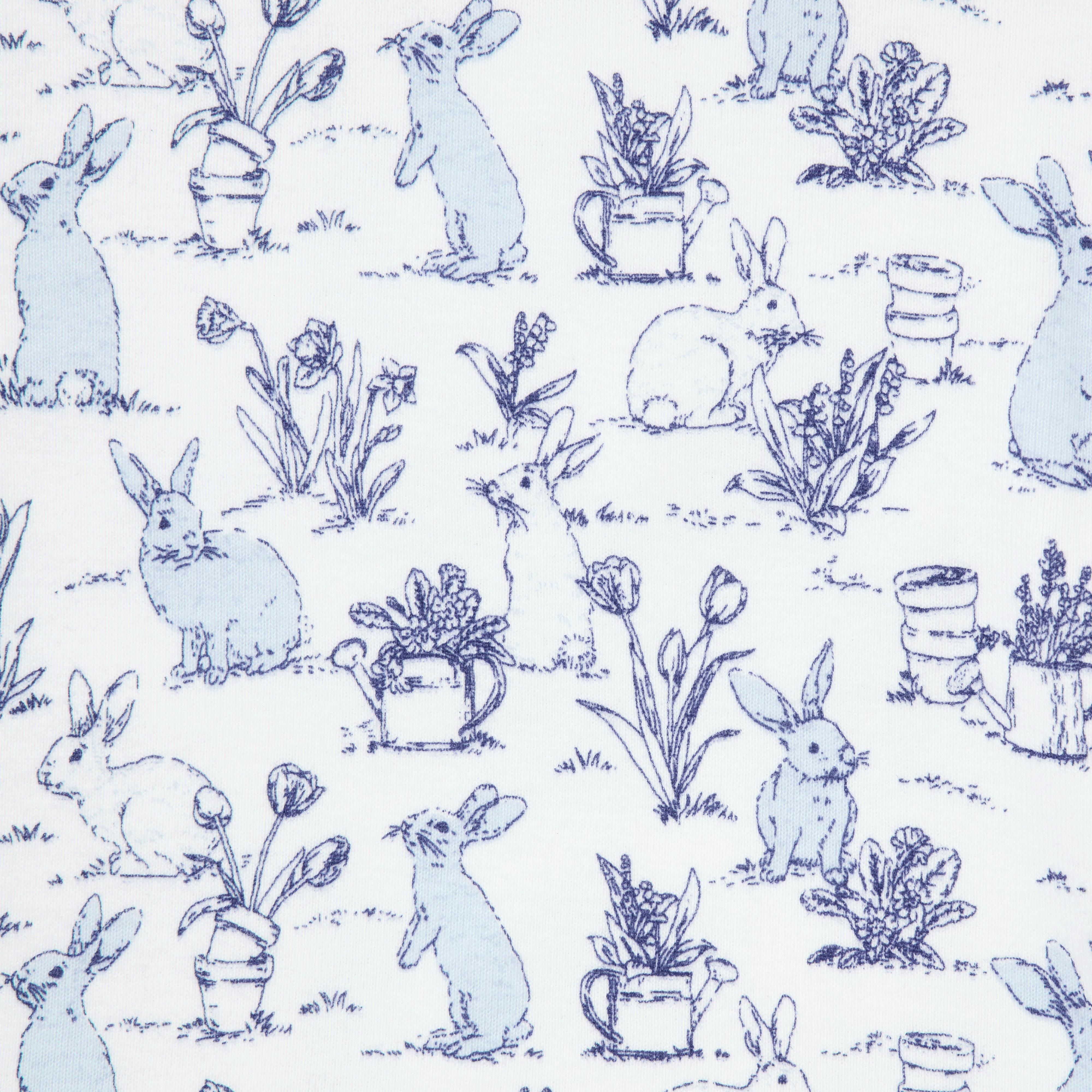 Good Night Pajama In Bunny Toile image number 1