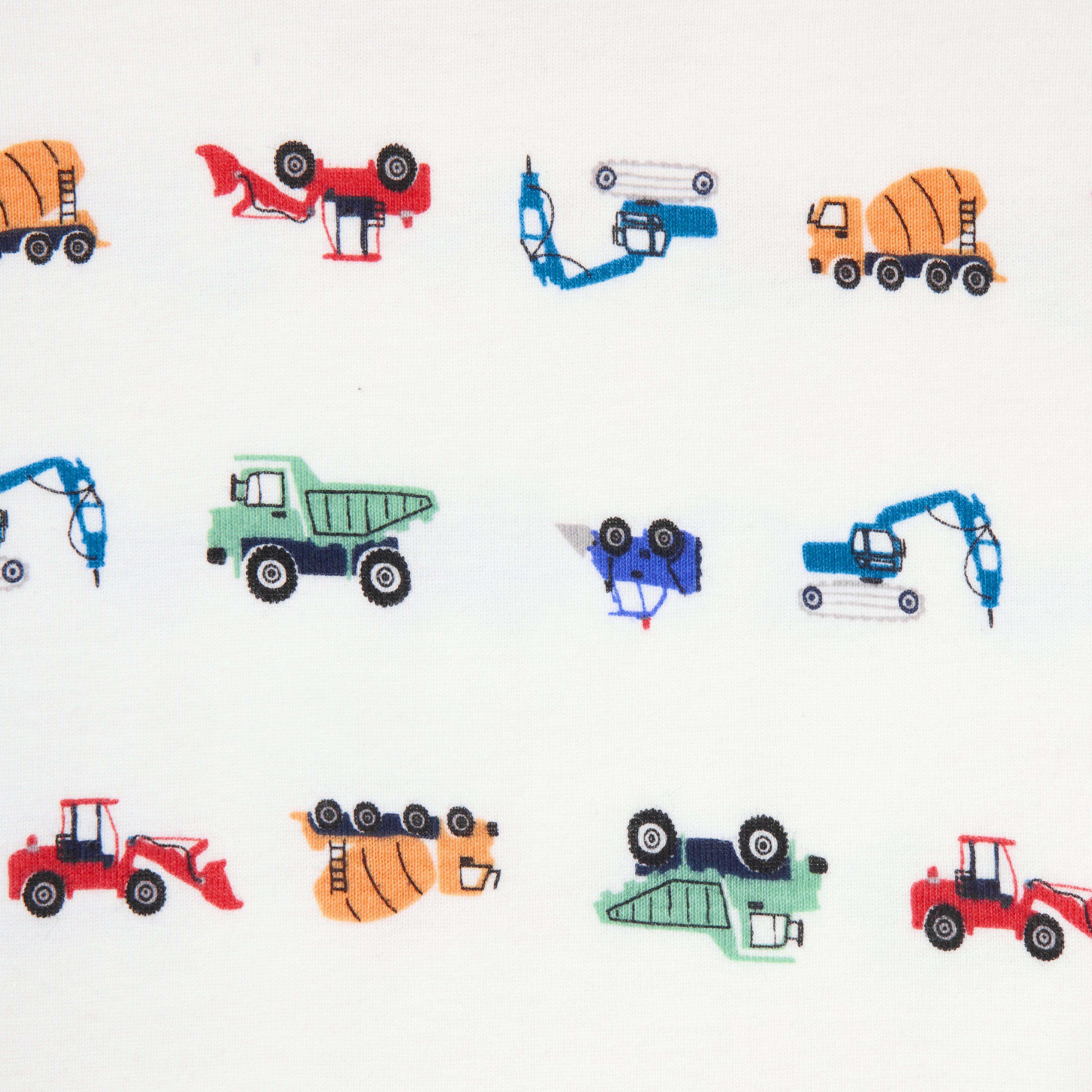 Good Night Pajama In Construction Trucks image number 1