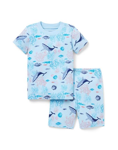Organic Cotton Sea Friends Short Pajama