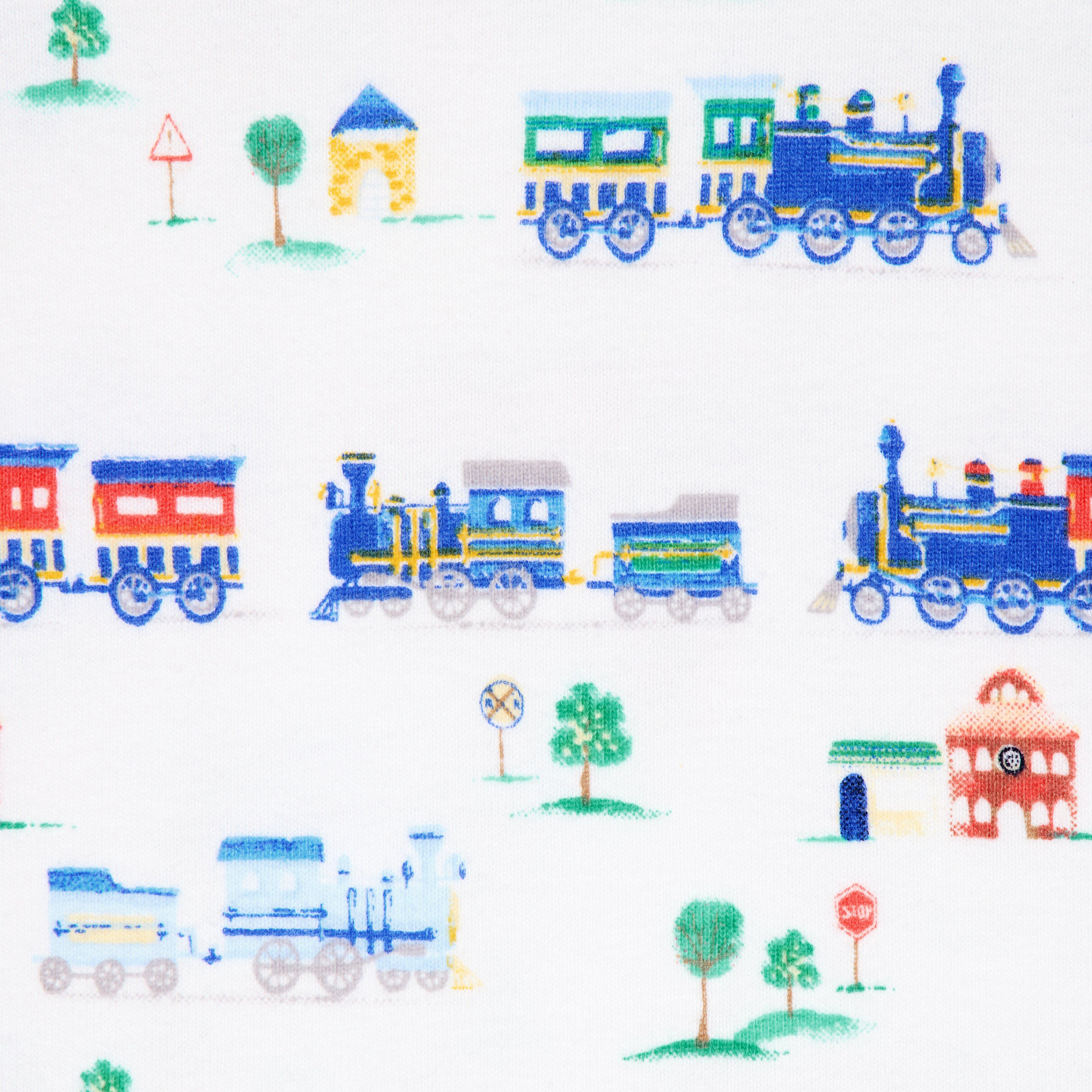 Organic Cotton Train Short Pajama image number 1