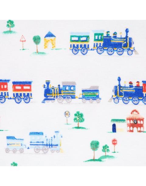 Organic Cotton Train Short Pajama