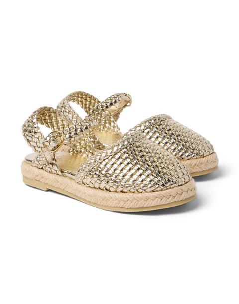 Metallic Espadrille Sandal