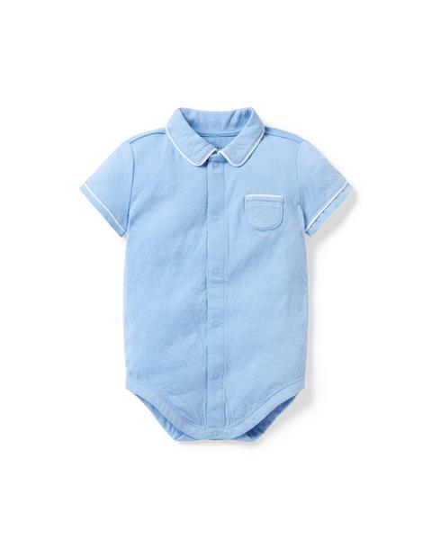 Baby Piped Collar Bodysuit