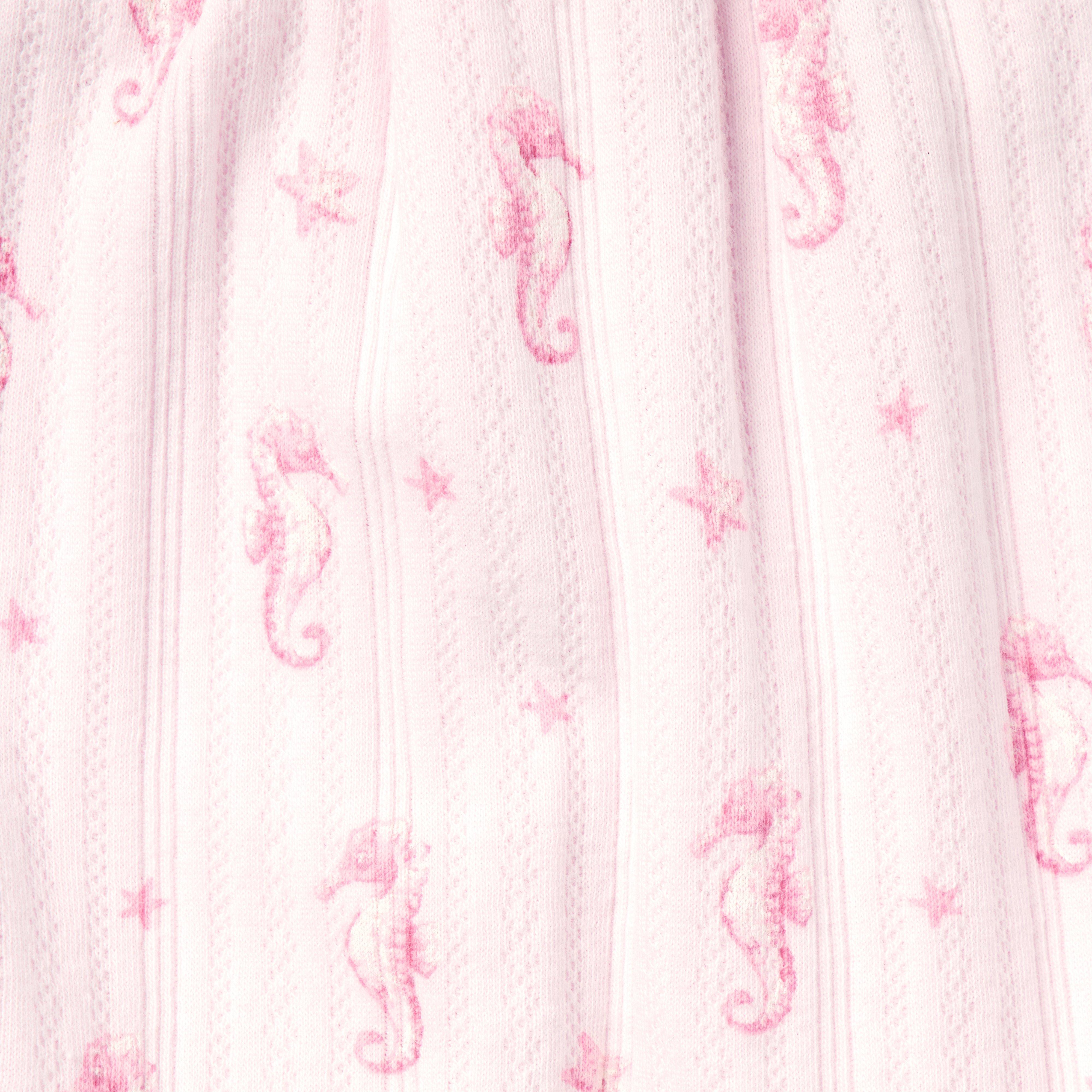 Baby Seahorse Pointelle Matching Set image number 1