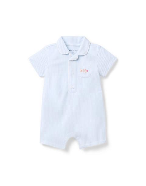 Baby Striped Fish Romper