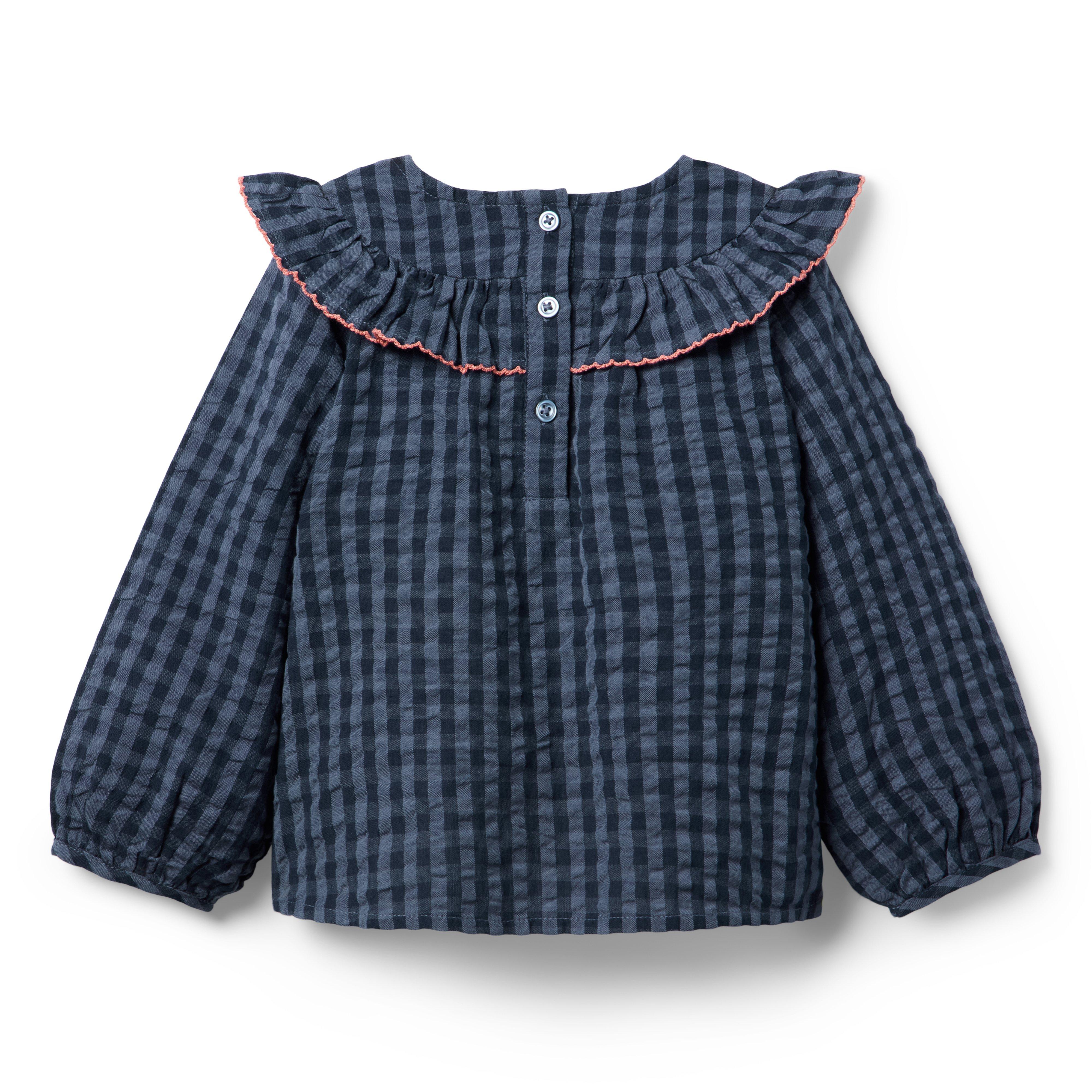 HATCH X Janie and Jack Gingham Ruffle Top image number 1