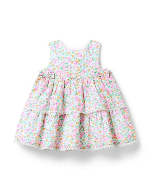Baby Ditsy Floral Tiered Dress