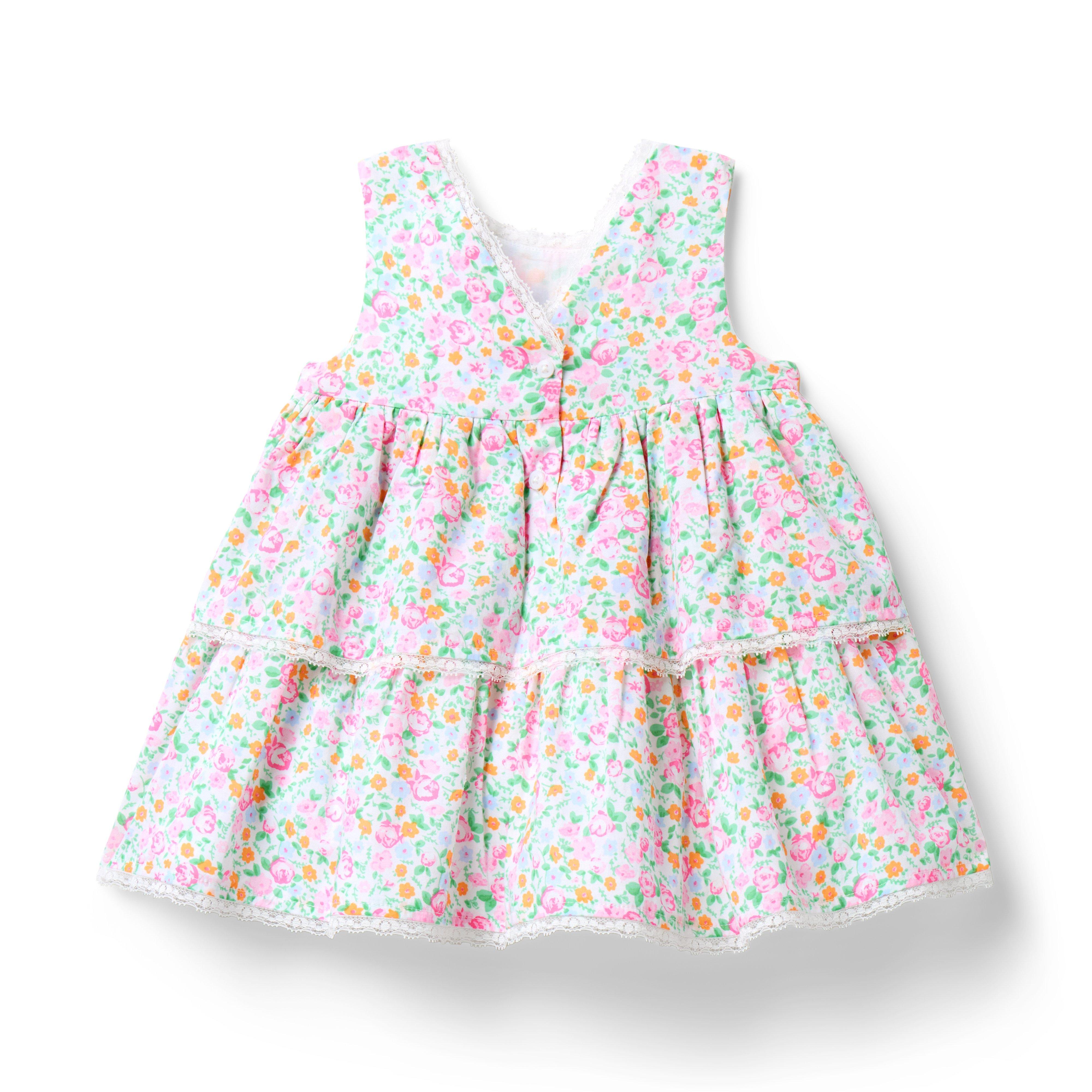 Baby Ditsy Floral Tiered Dress image number 1