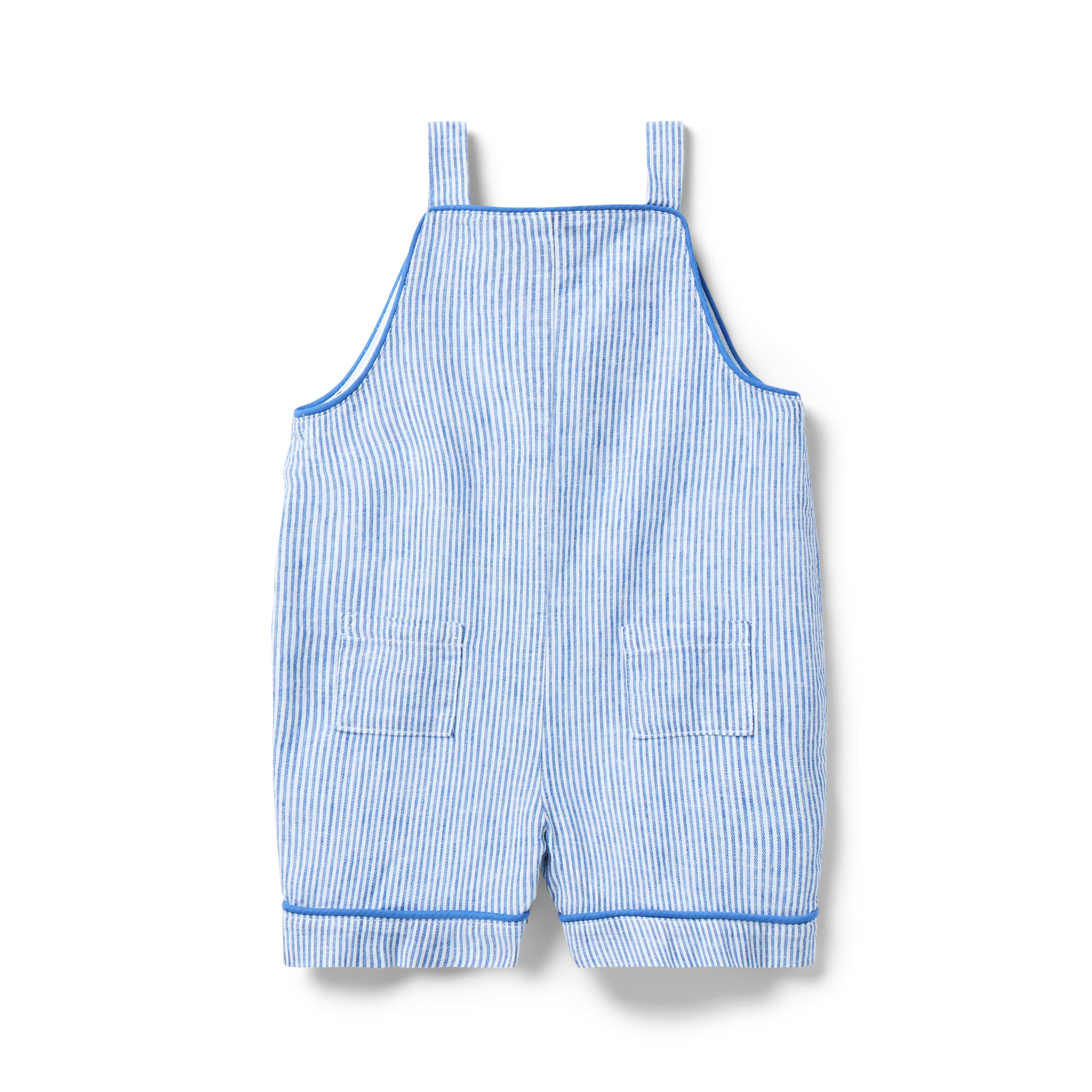 Baby Striped Lemon Overall image number 2