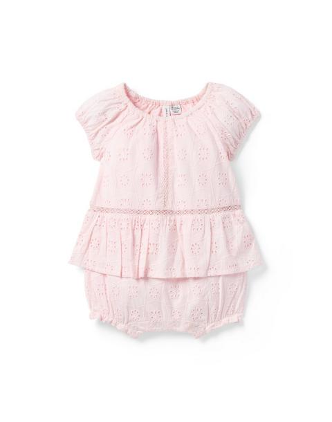 Baby Floral Eyelet Romper