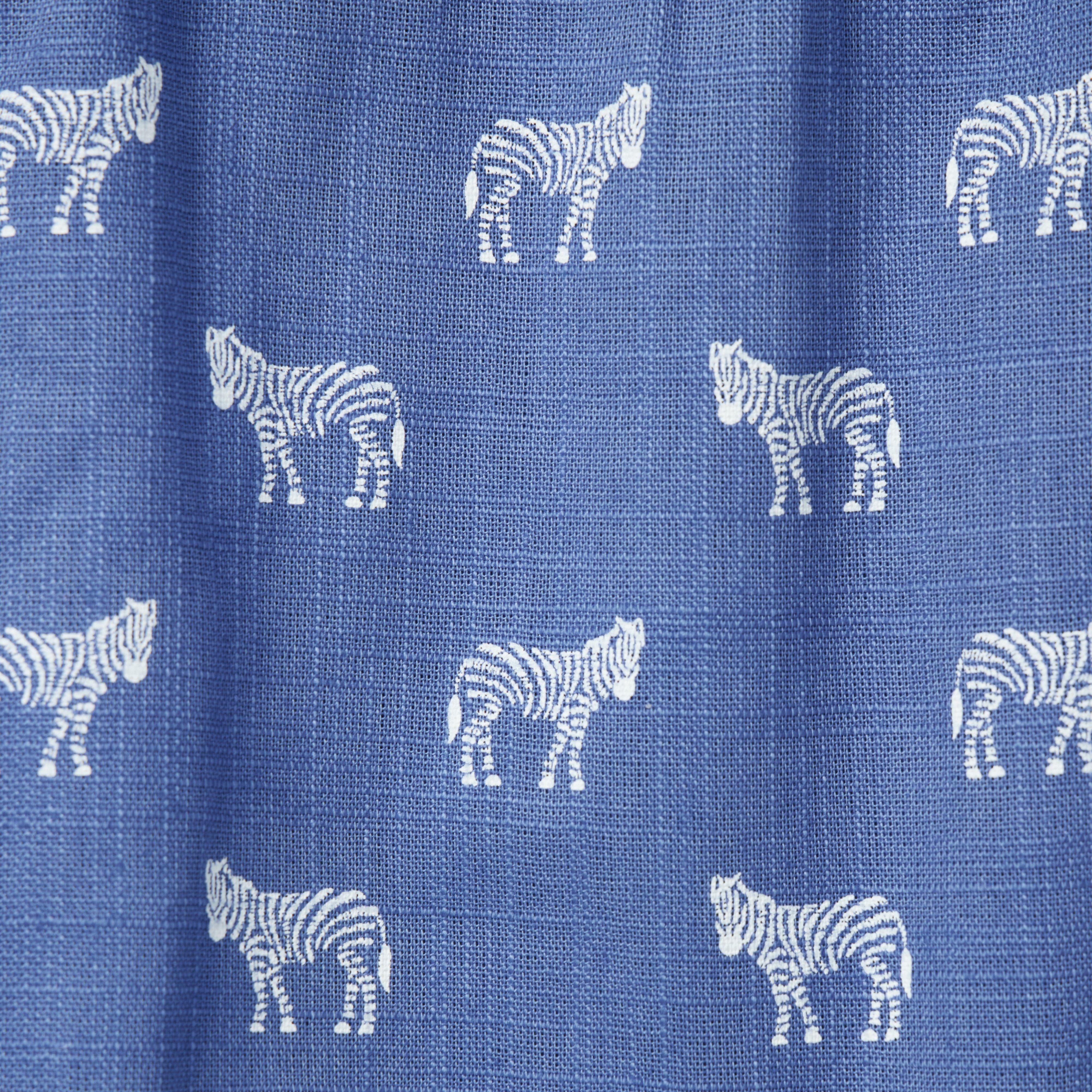 Baby Zebra Smocked Romper image number 1