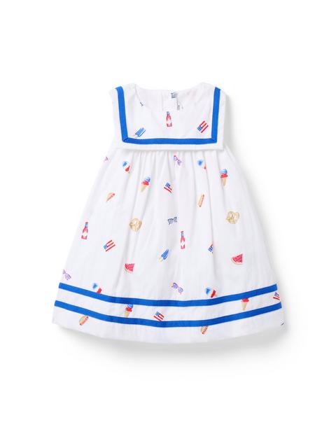 Baby Americana Picnic Sailor Dress