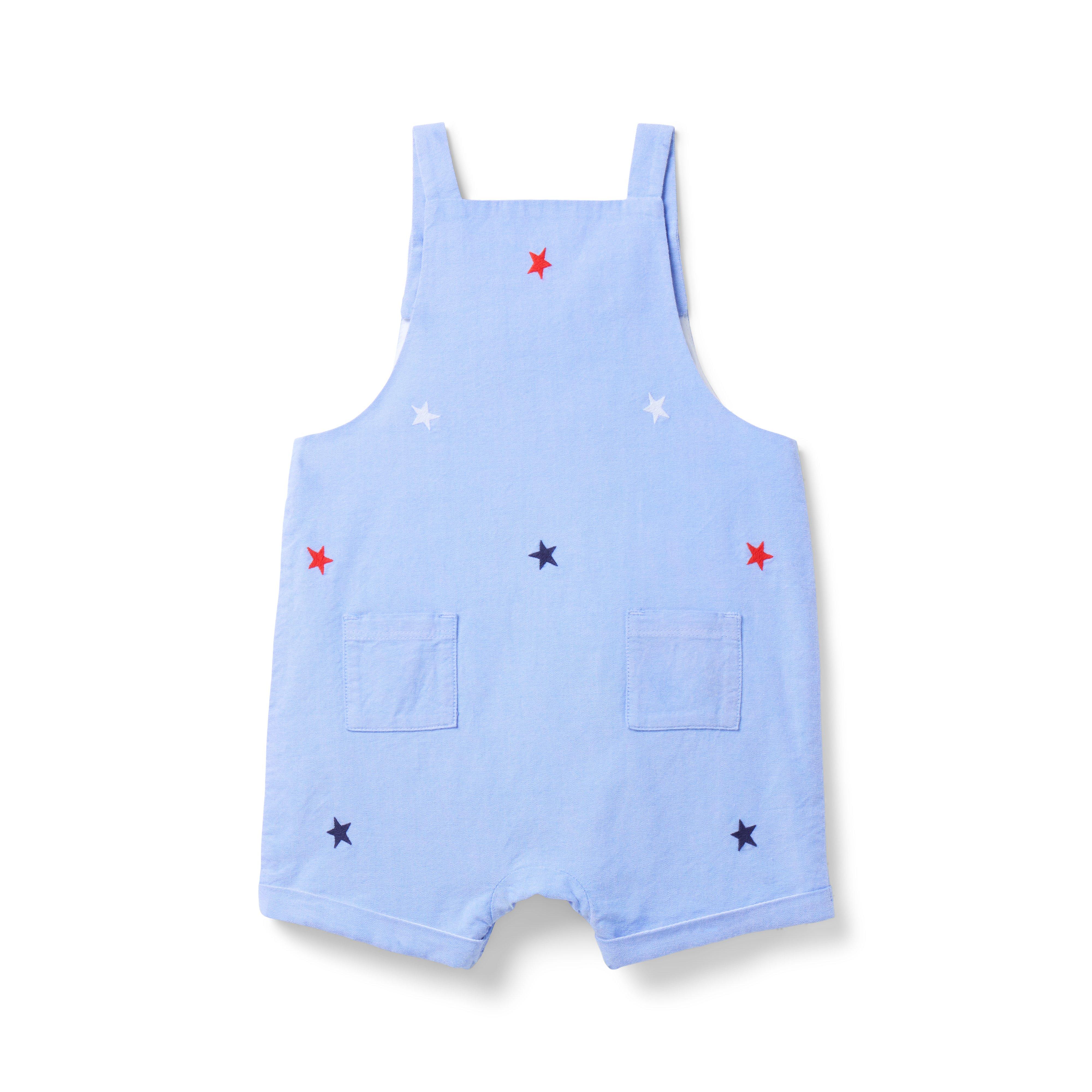 Baby Embroidered Stars Overall image number 2