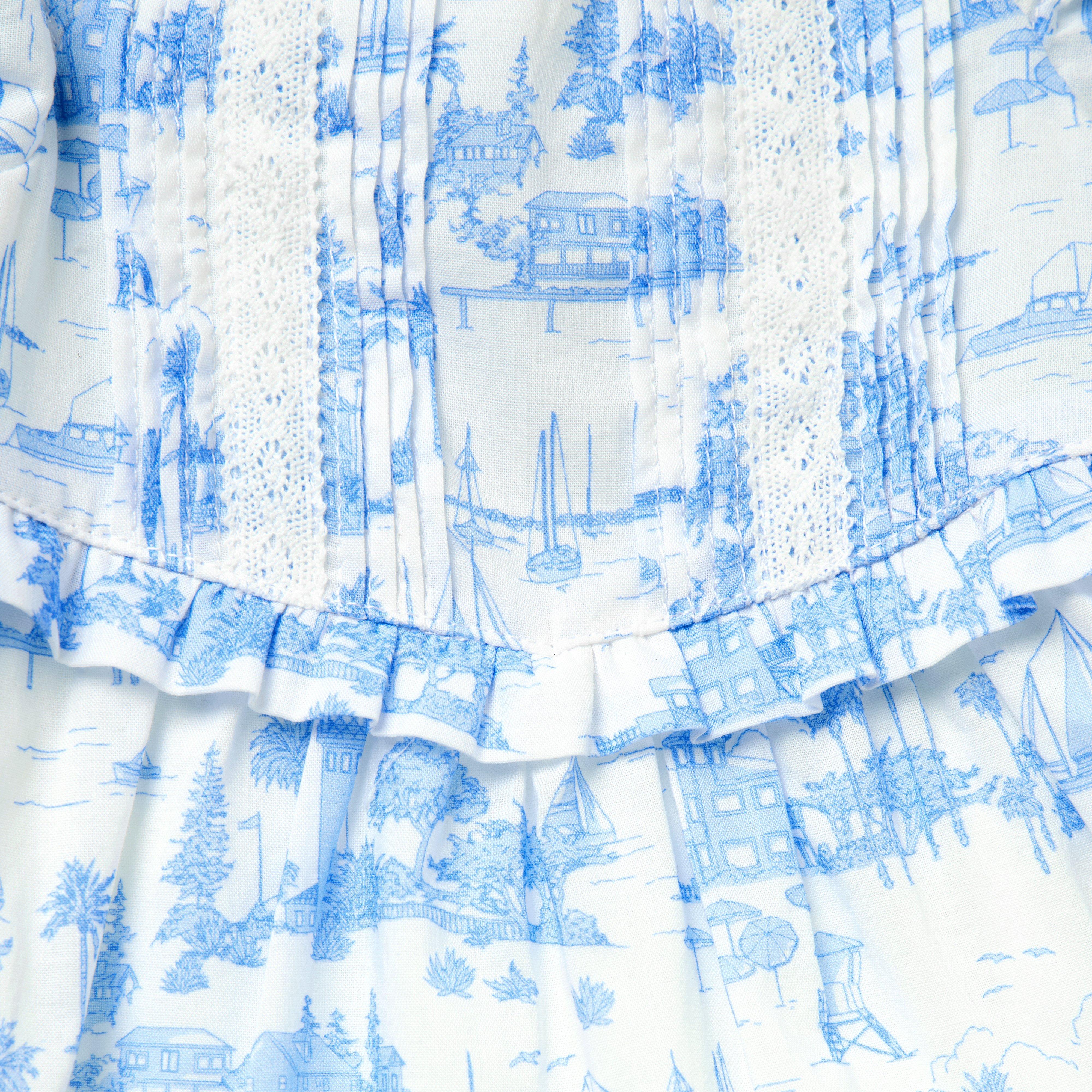 Baby Island Toile Ruffle Dress image number 1