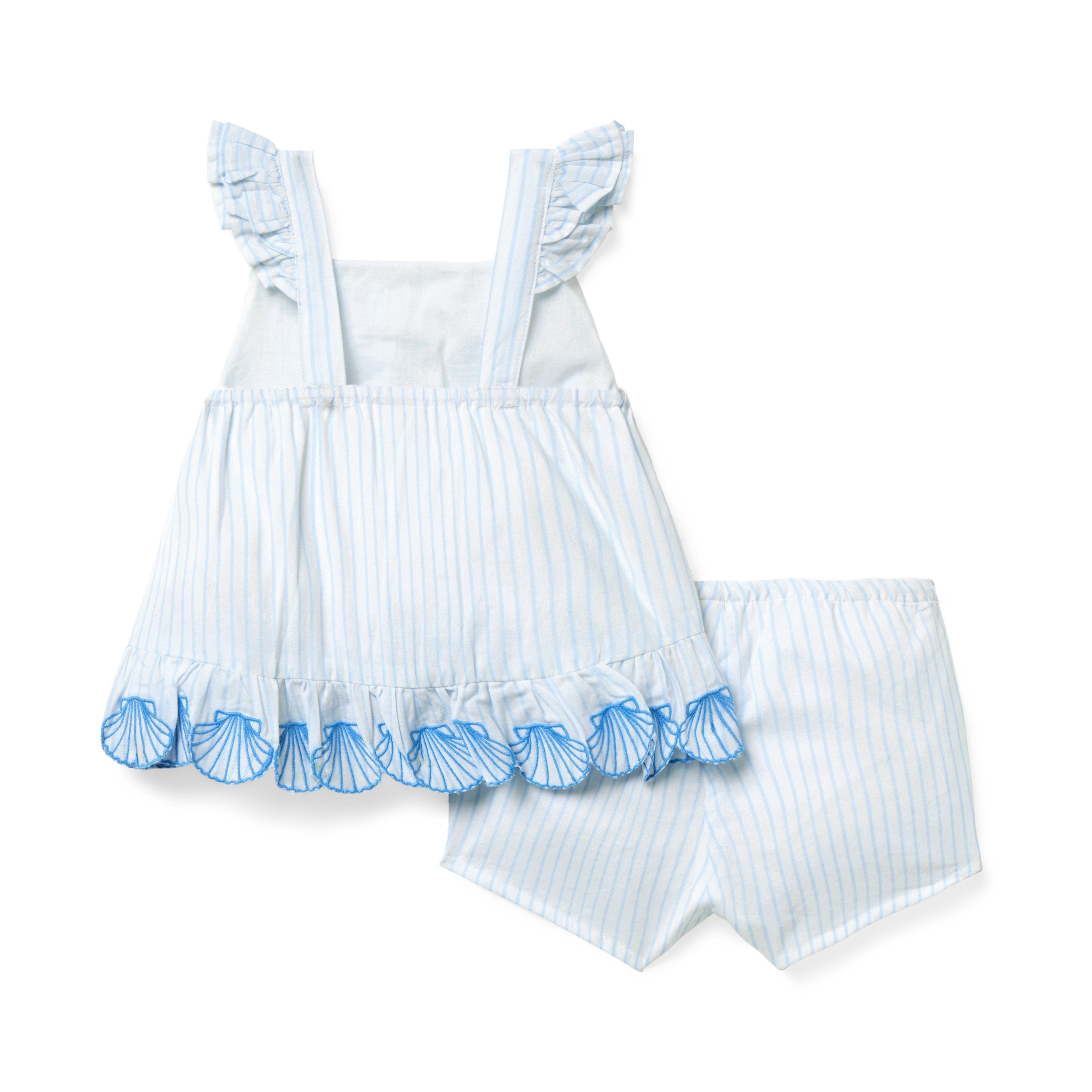 Baby Striped Seashell Matching Set image number 2