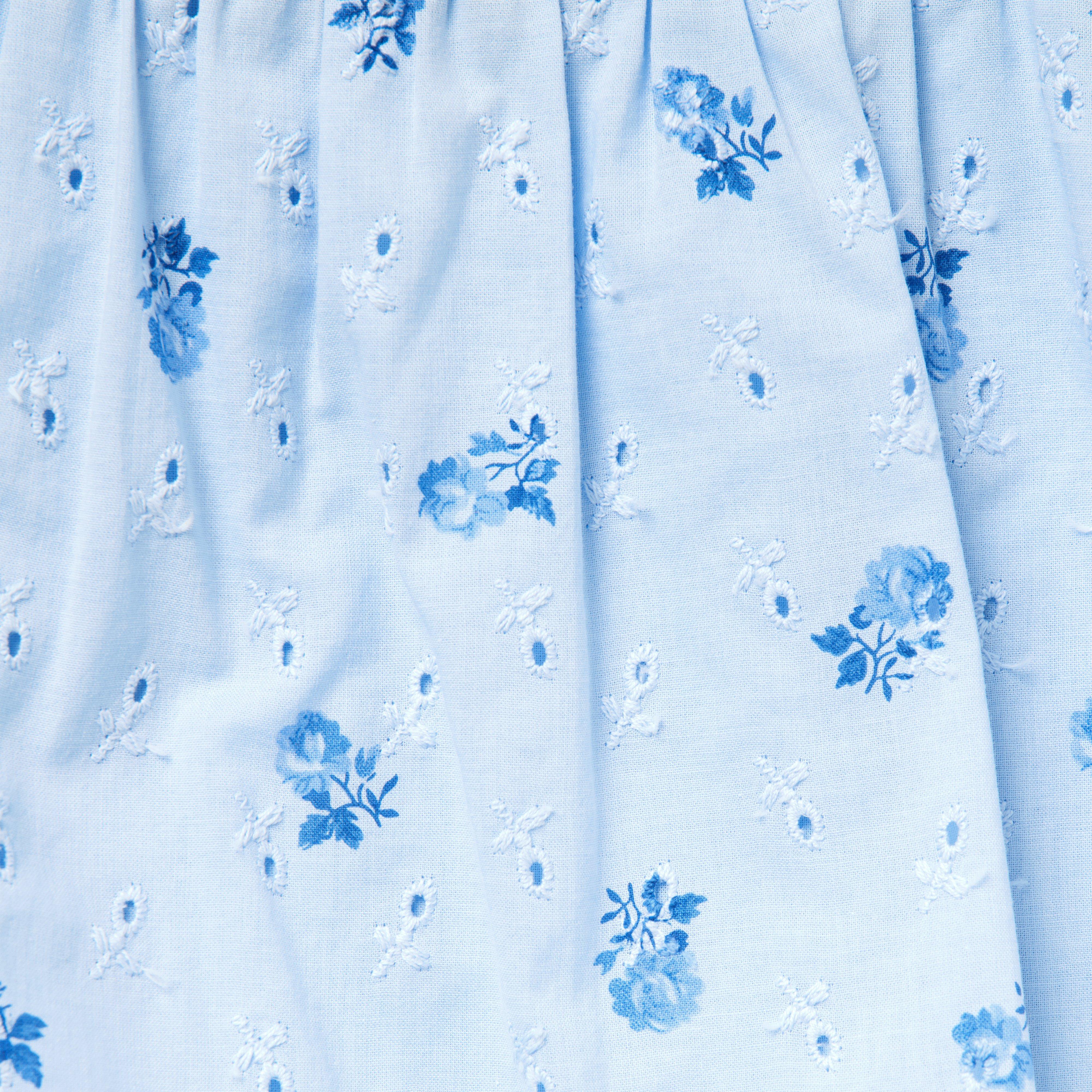Baby Floral Eyelet Matching Set image number 1