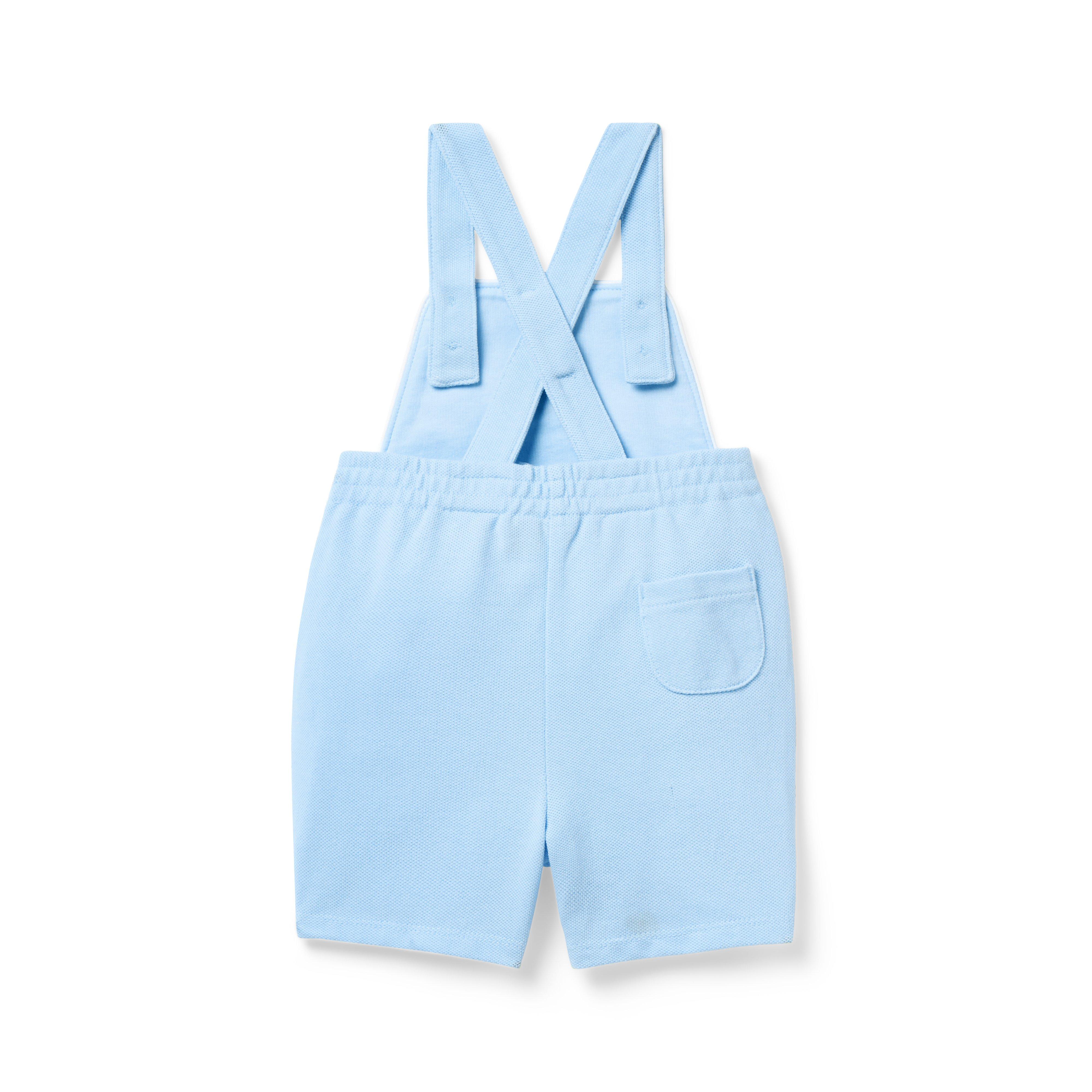 Baby Embroidered Sailboat Overall image number 2