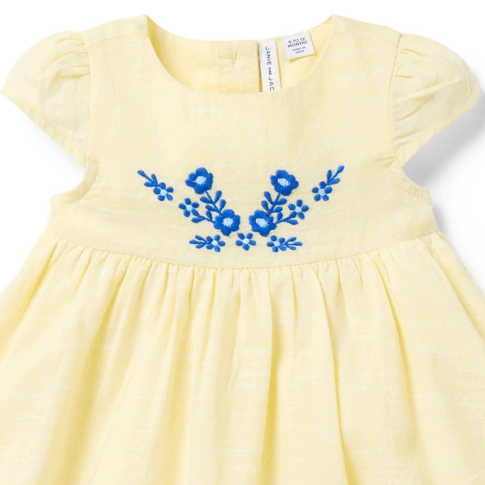 Baby Embroidered Floral Dress image number 1