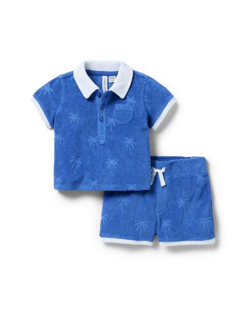 The Terry Palm Matching Baby Set