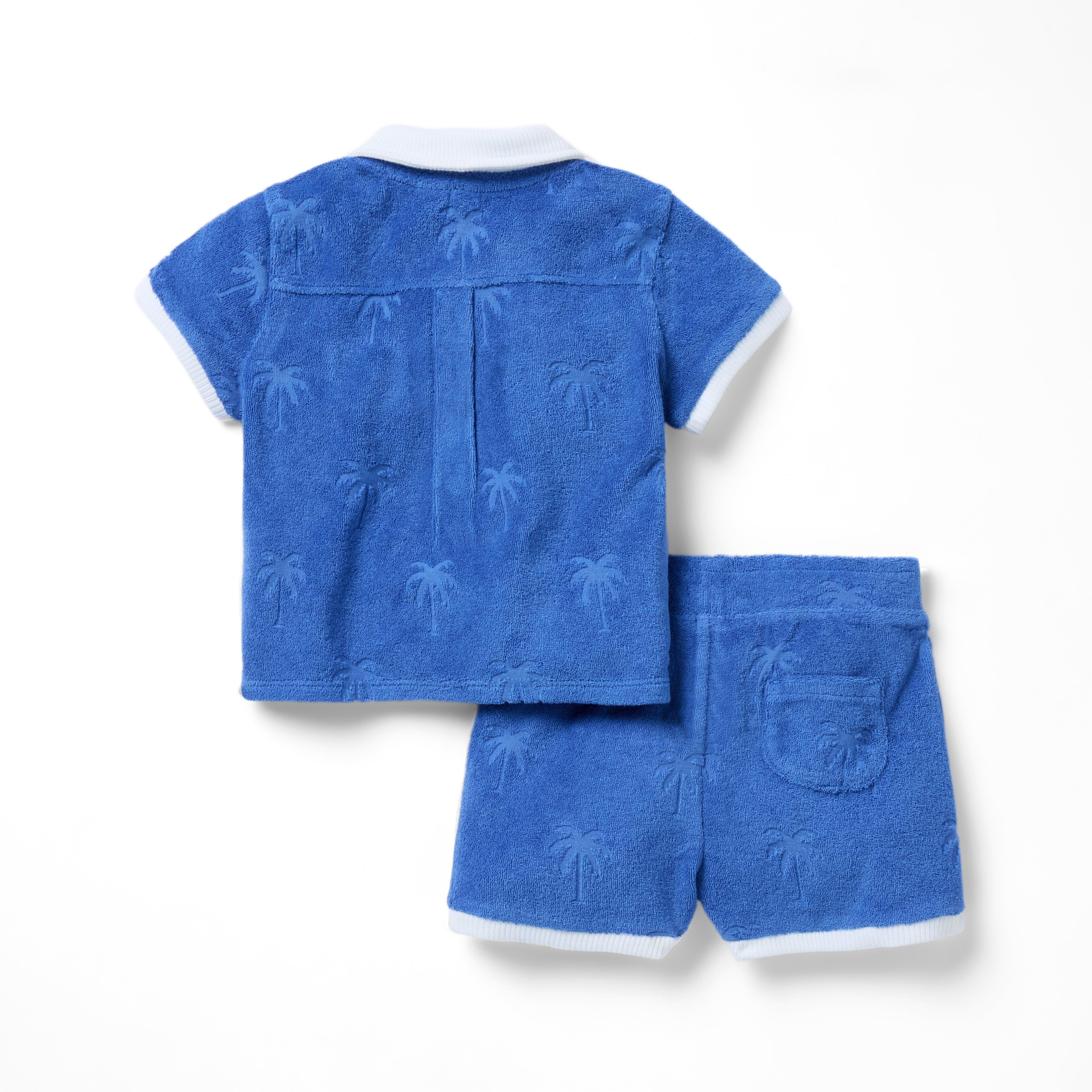 The Terry Palm Matching Baby Set image number 2