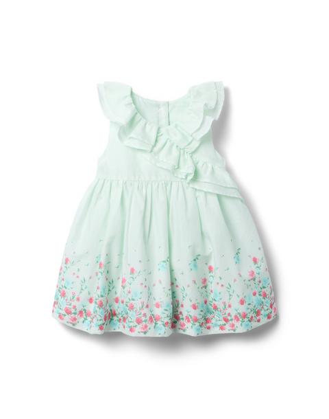 Baby Floral Border Dress