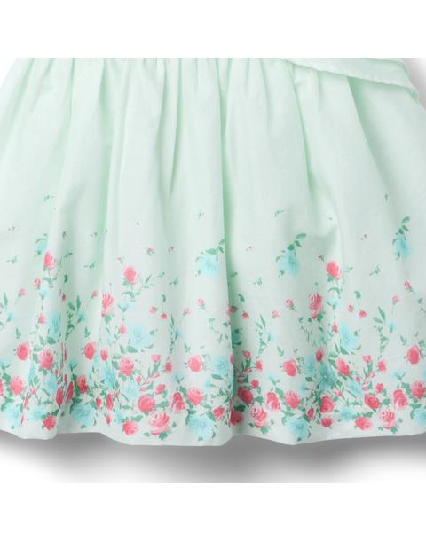 Baby Floral Border Dress