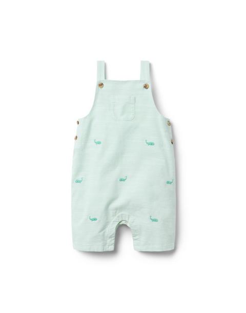 Baby Embroidered Whale Overall
