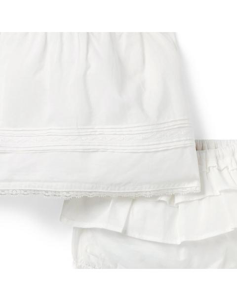 The Pintuck Lace Baby Matching Set