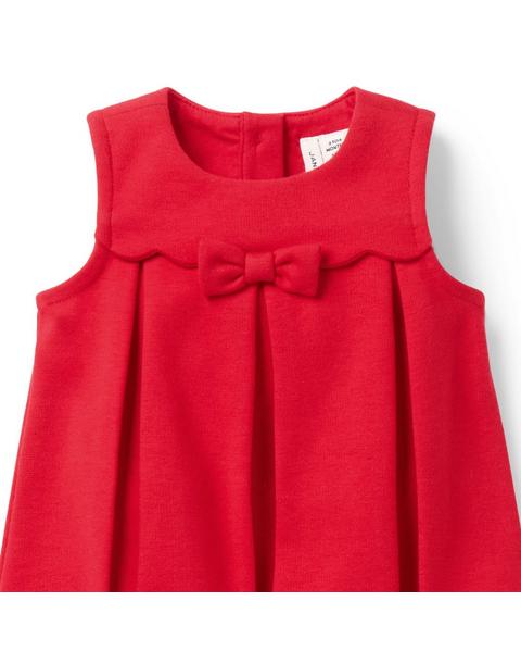 Baby Pleated Ponte Dress