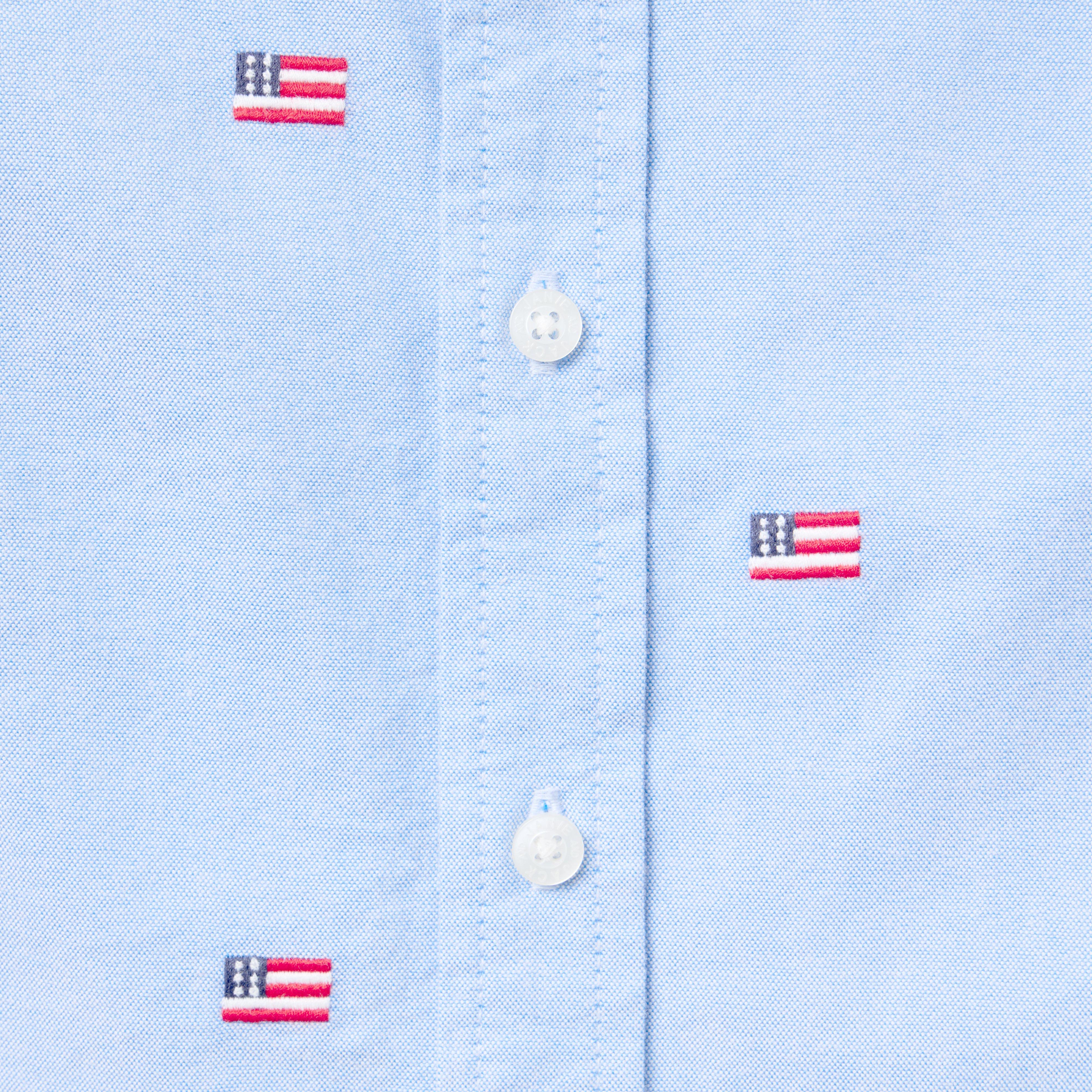 Embroidered Flag Oxford Shirt image number 2
