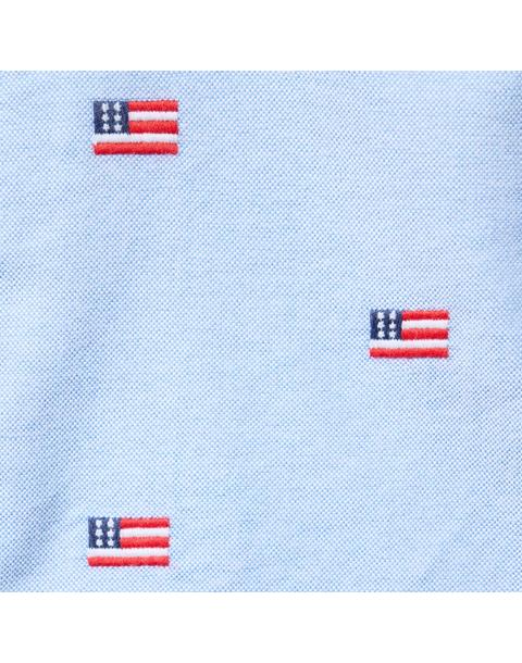 Embroidered Flag Oxford Short
