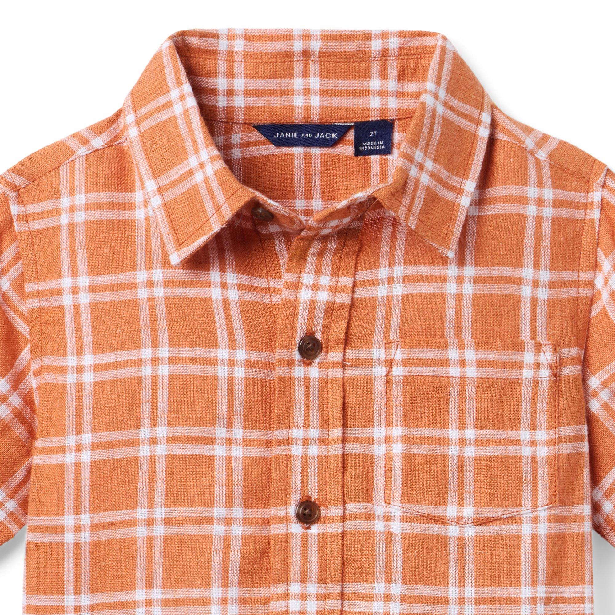 Plaid Linen Shirt image number 1