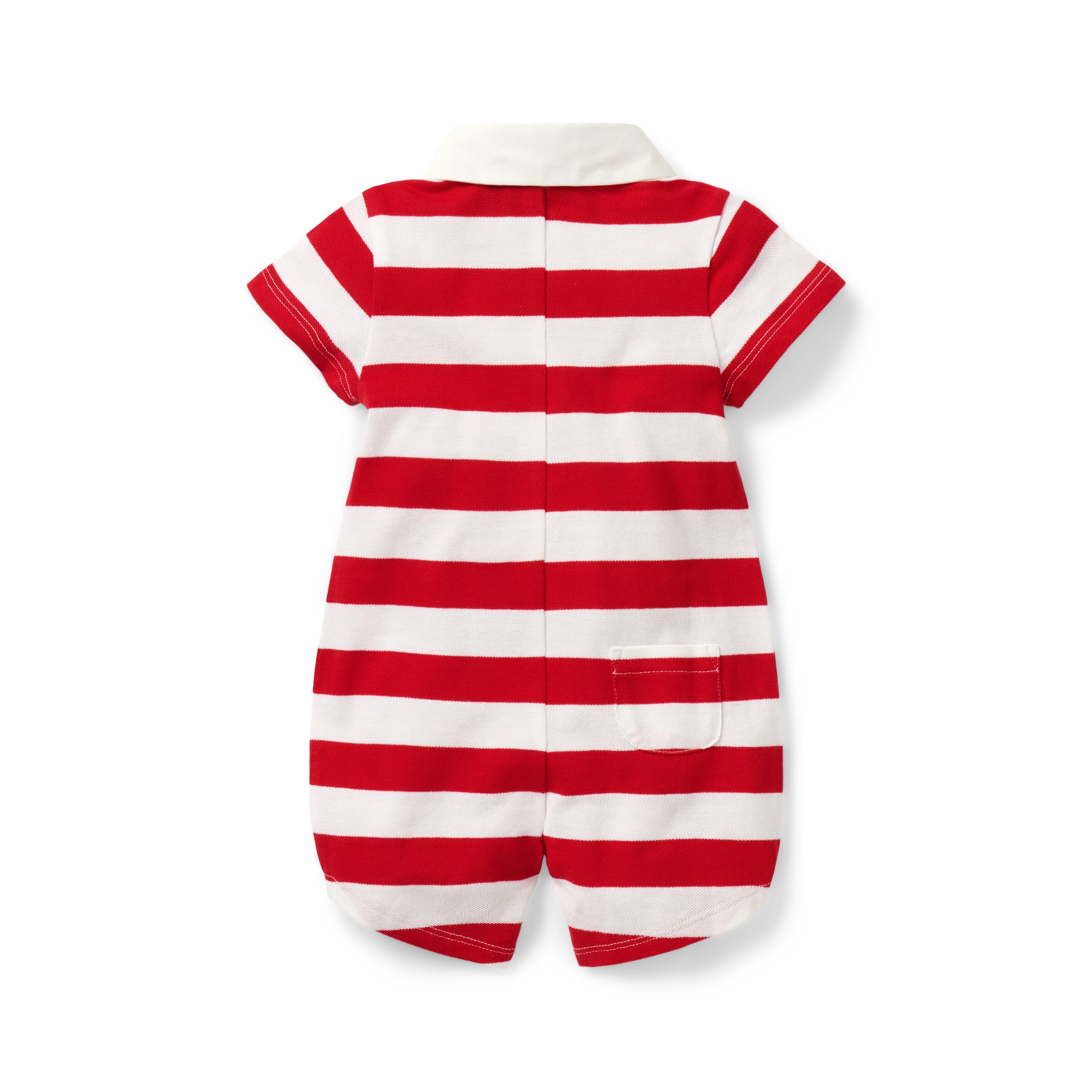 PEANUTS&trade; Snoopy Striped Baby Romper image number 2
