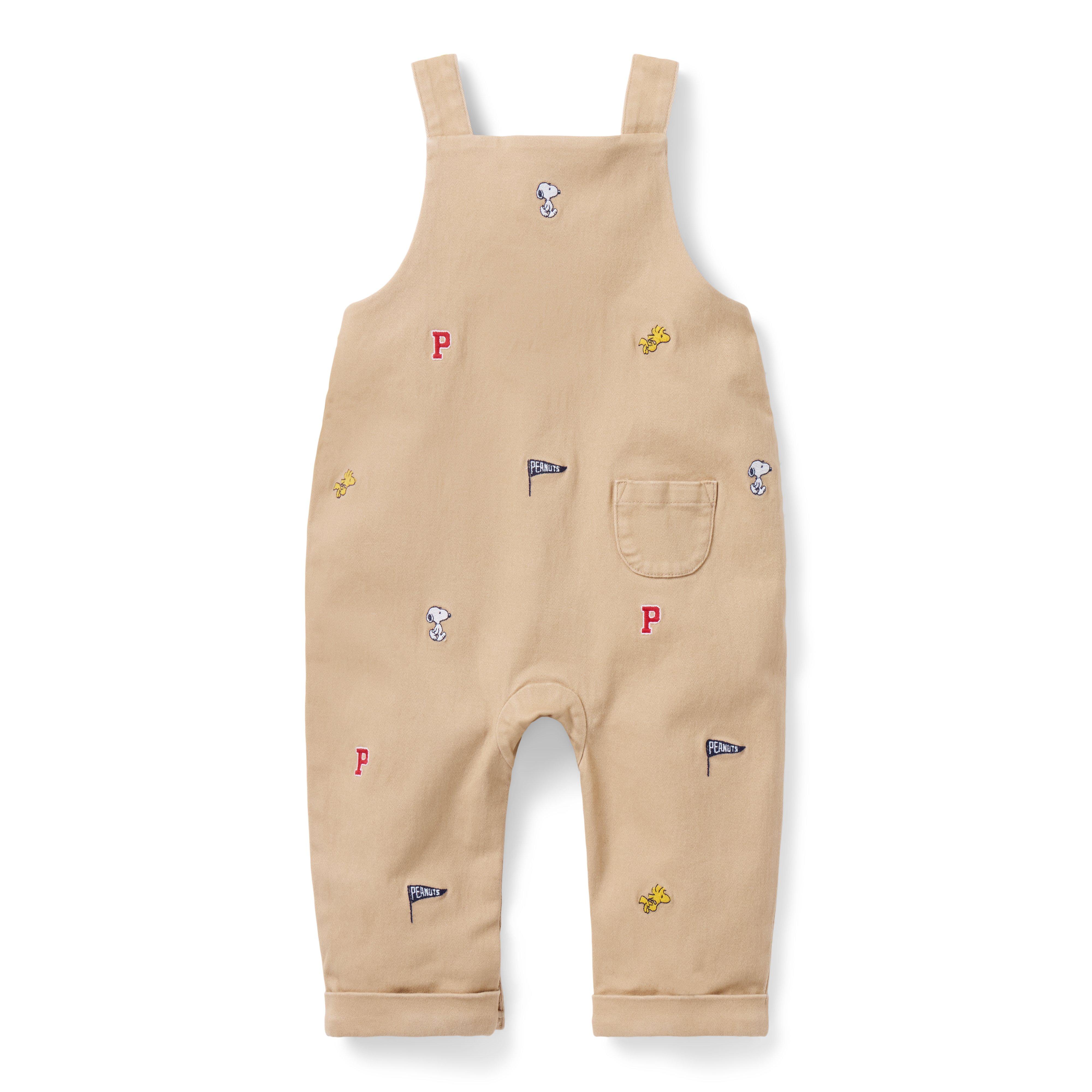 PEANUTS&trade; Embroidered Baby Overall image number 2