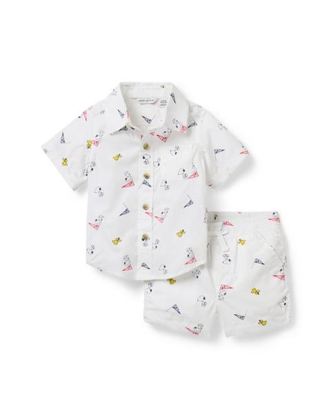 PEANUTS™ Cabana Matching Baby Set