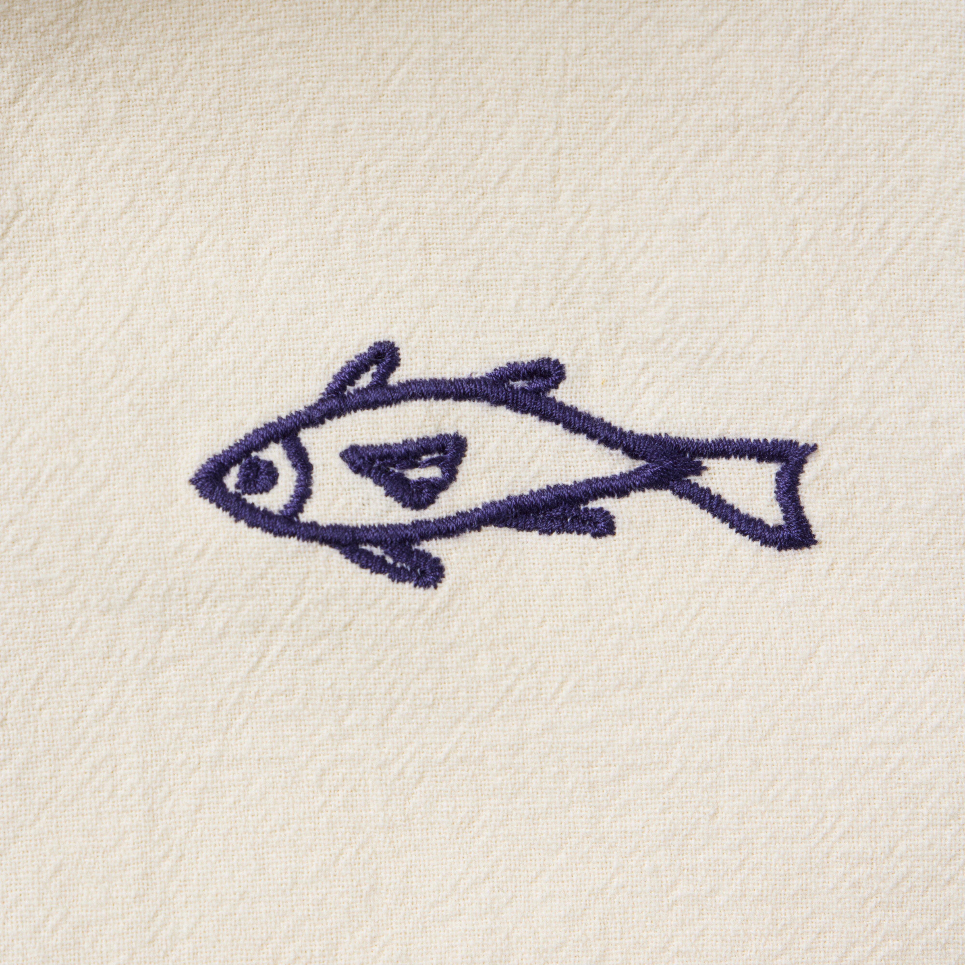 Embroidered Fish Shirt image number 1