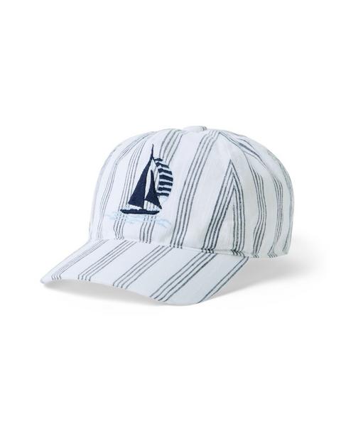 Baby Striped Sailboat Cap