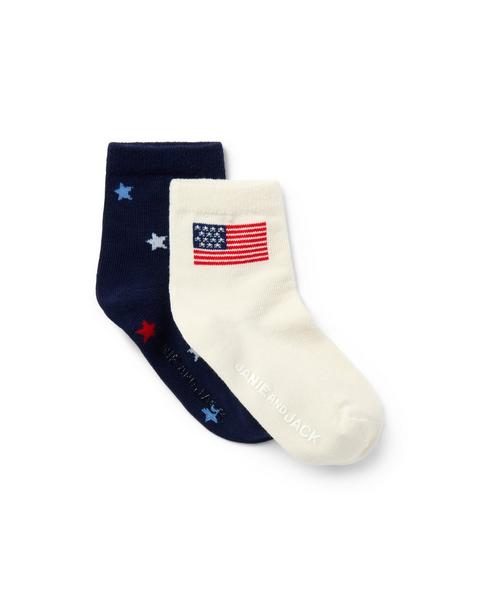 Baby Stars And Flag Sock 2-Pack