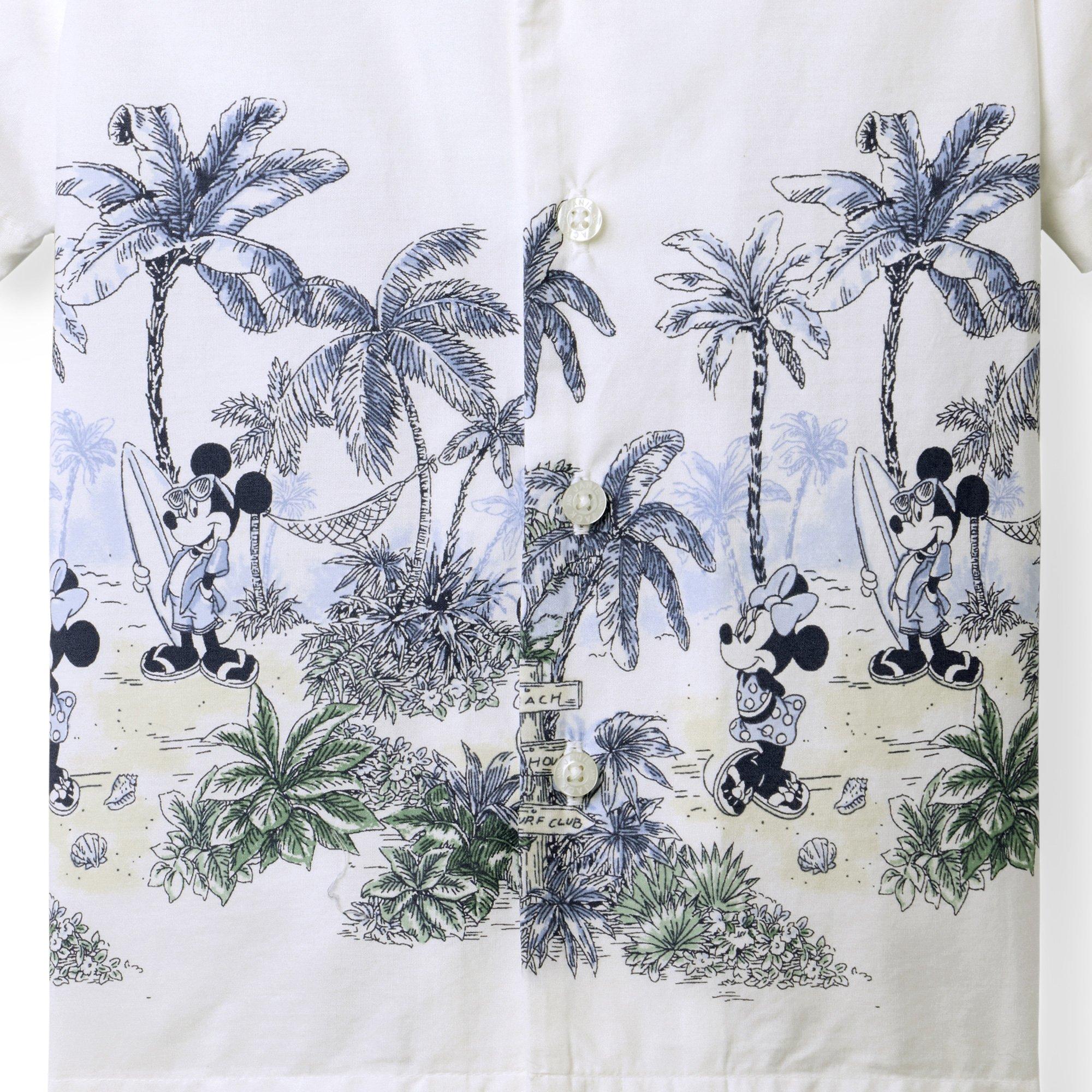 Disney Mickey Mouse Surf Cabana Shirt image number 1