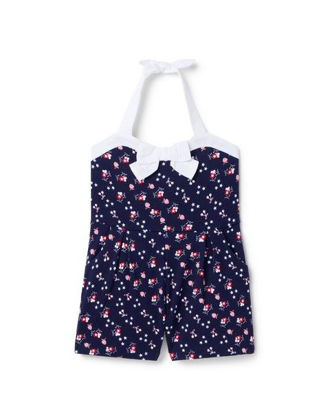 The Americana Bow Romper