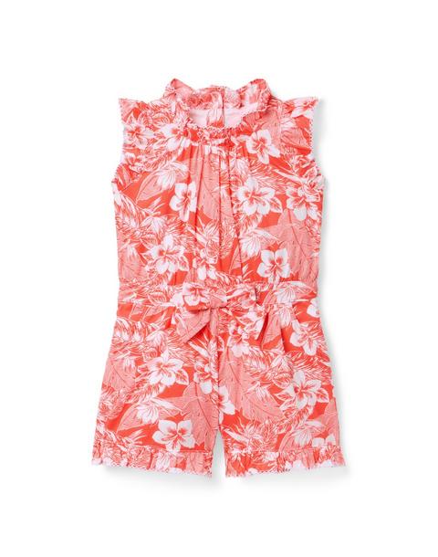 Floral Ruffle Romper