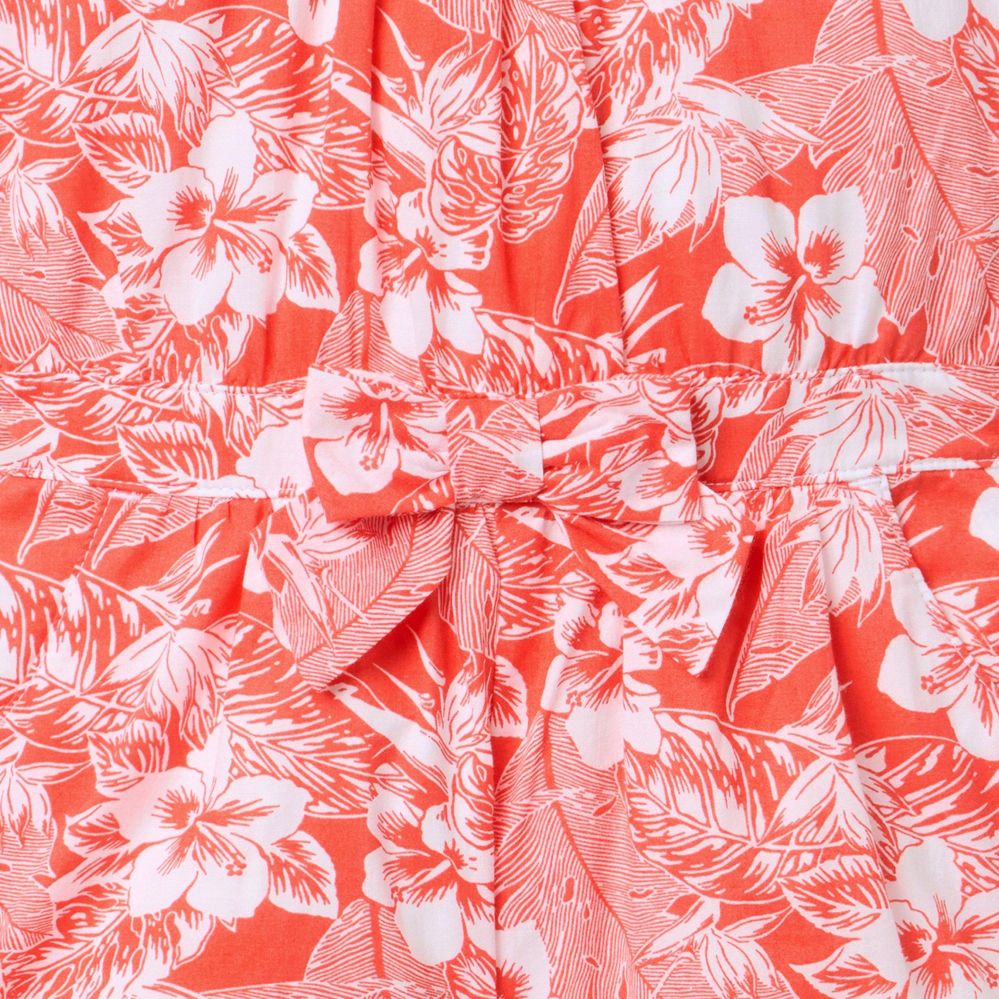 Floral Ruffle Romper image number 1