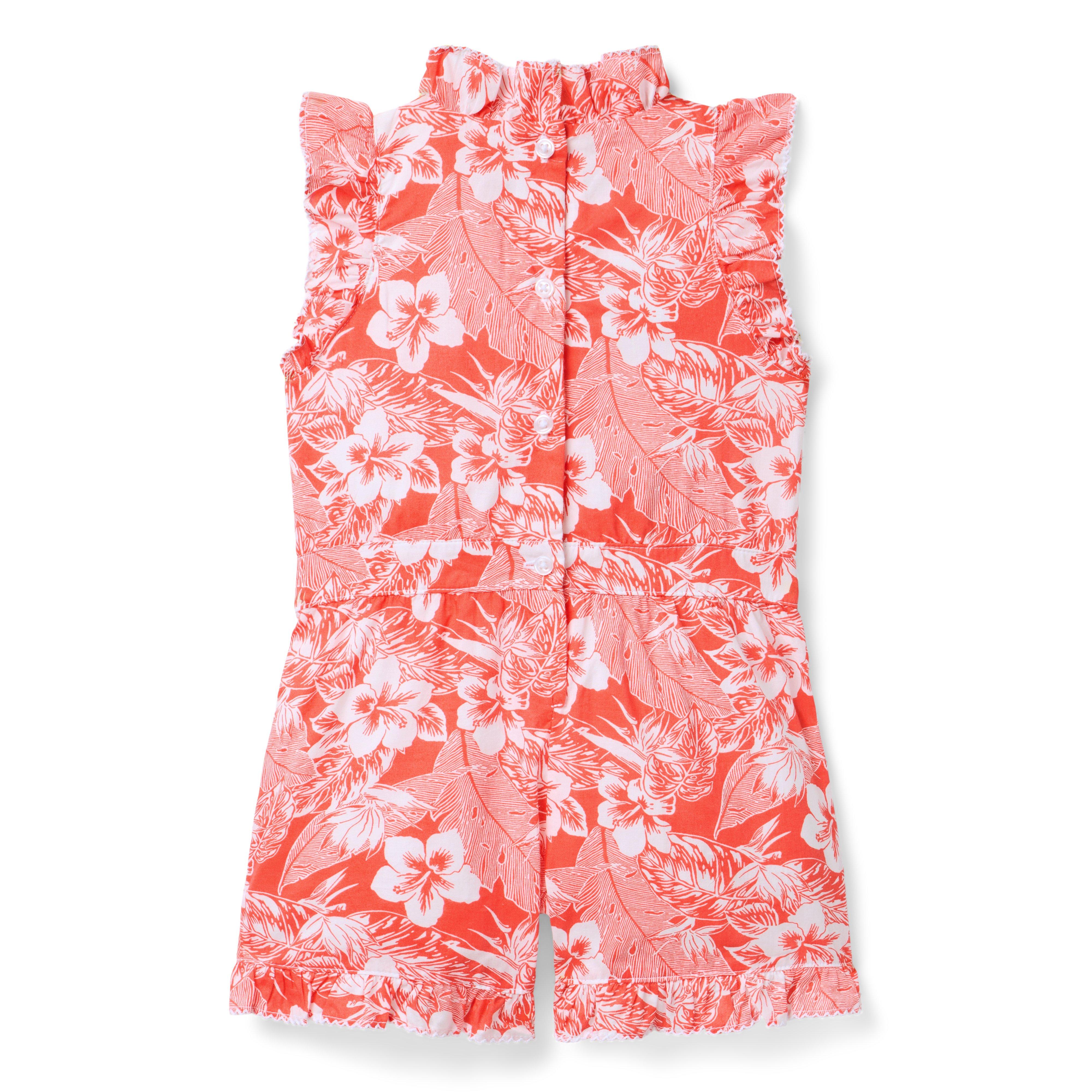 Floral Ruffle Romper image number 2