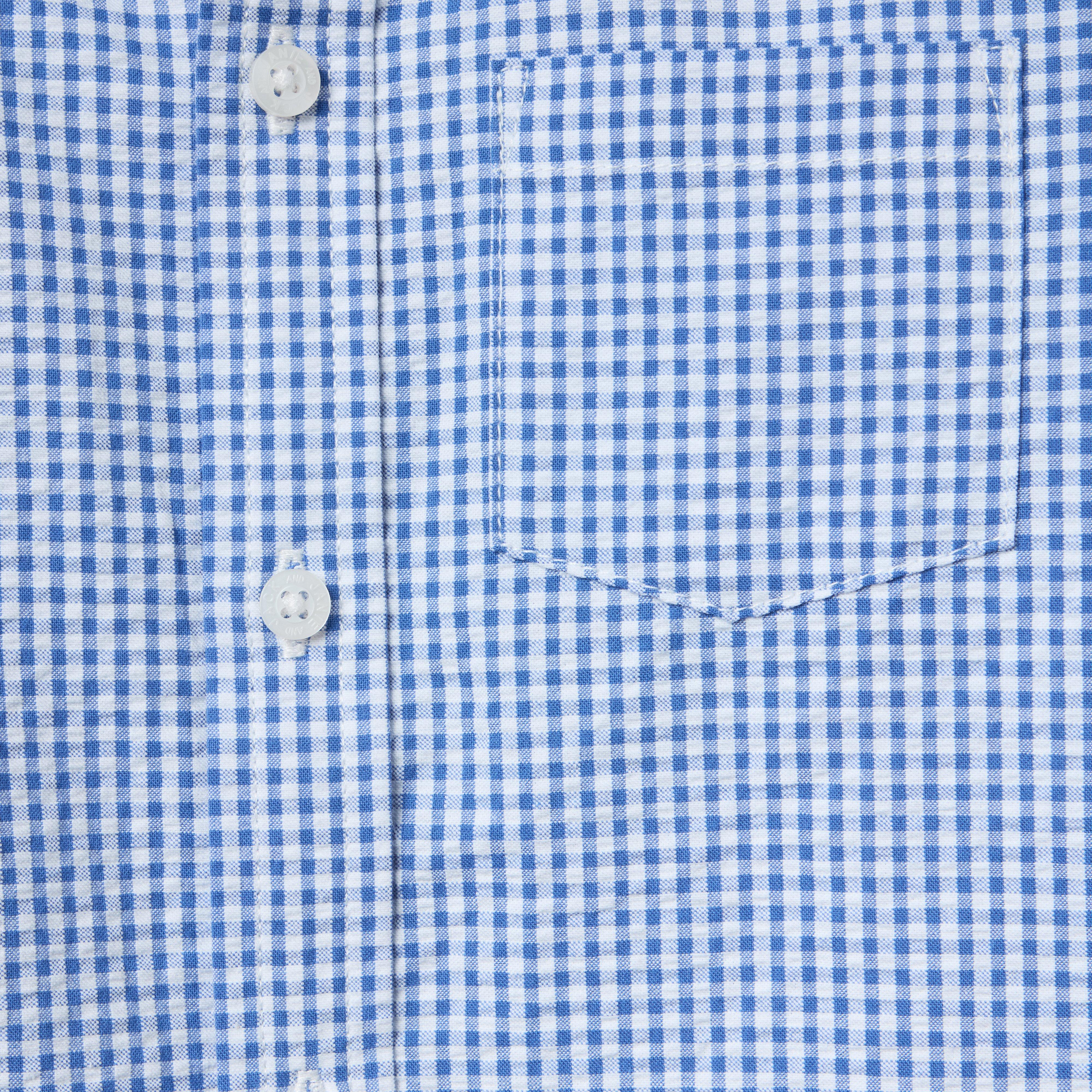 Gingham Seersucker Shirt image number 1