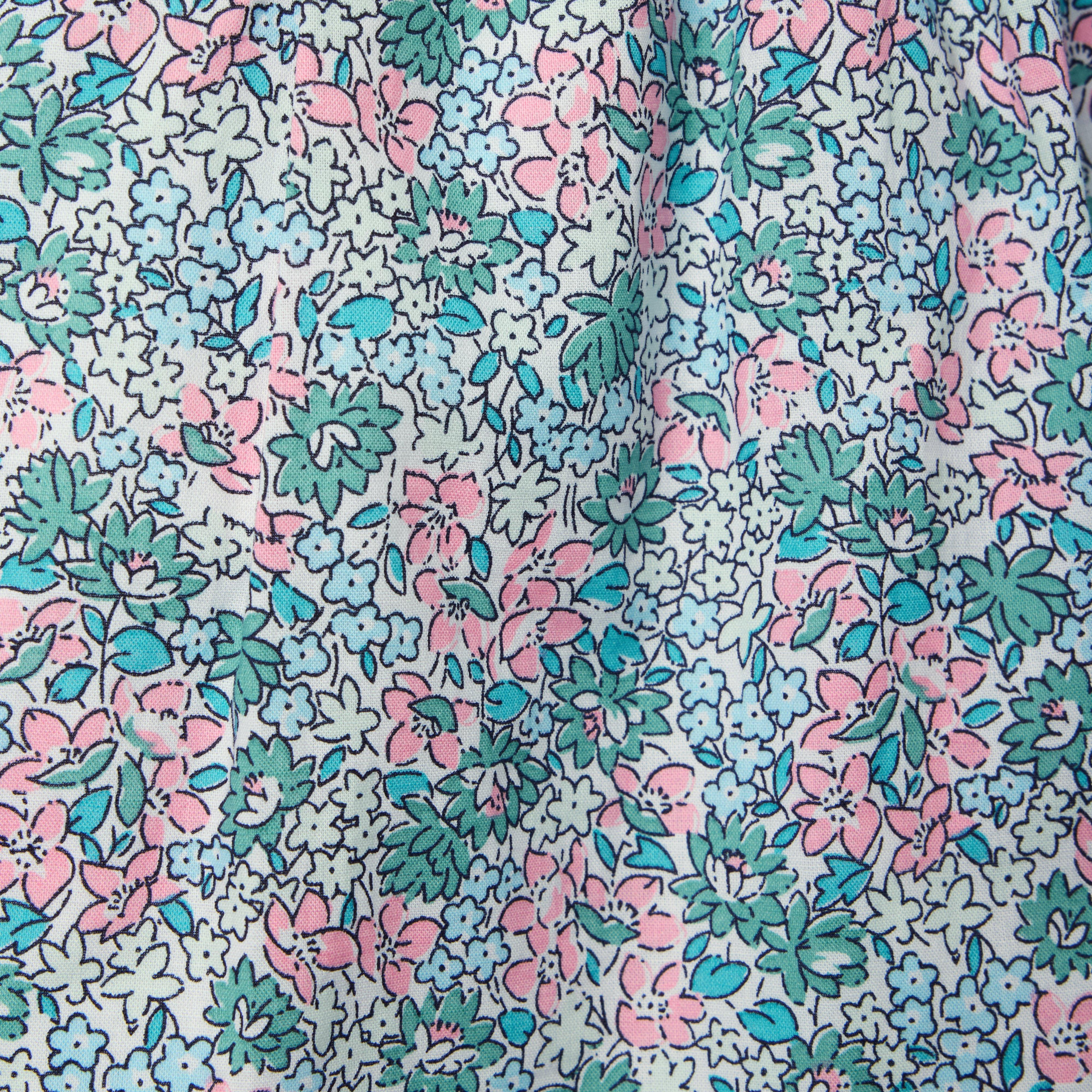 Ditsy Floral Pintuck Romper image number 1