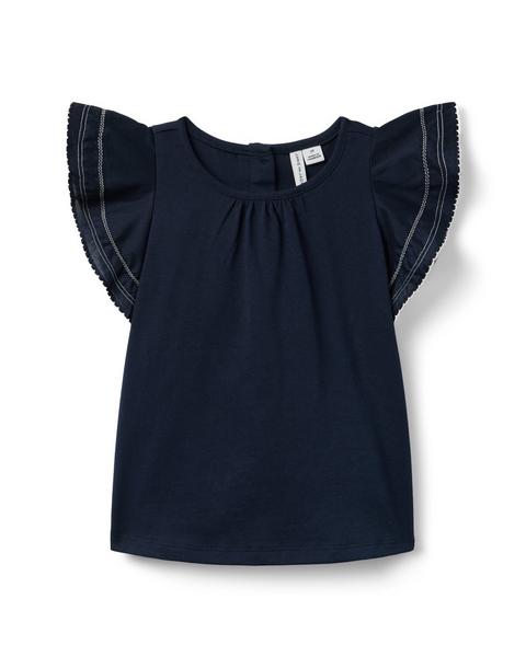 Flutter Sleeve Top