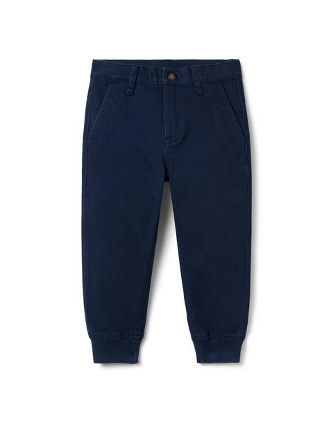 The Button Twill Jogger